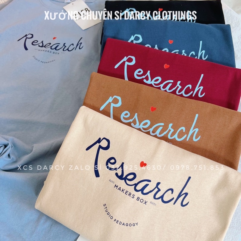 áo thun 3158 ✨ FREESHIP ✨ Research áo thun basic unisex nam nữ
