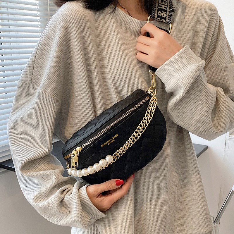 Túi bao tử nữ đeo bụng đeo chéo đeo vai thời trang cá tính, Hà túi HT47