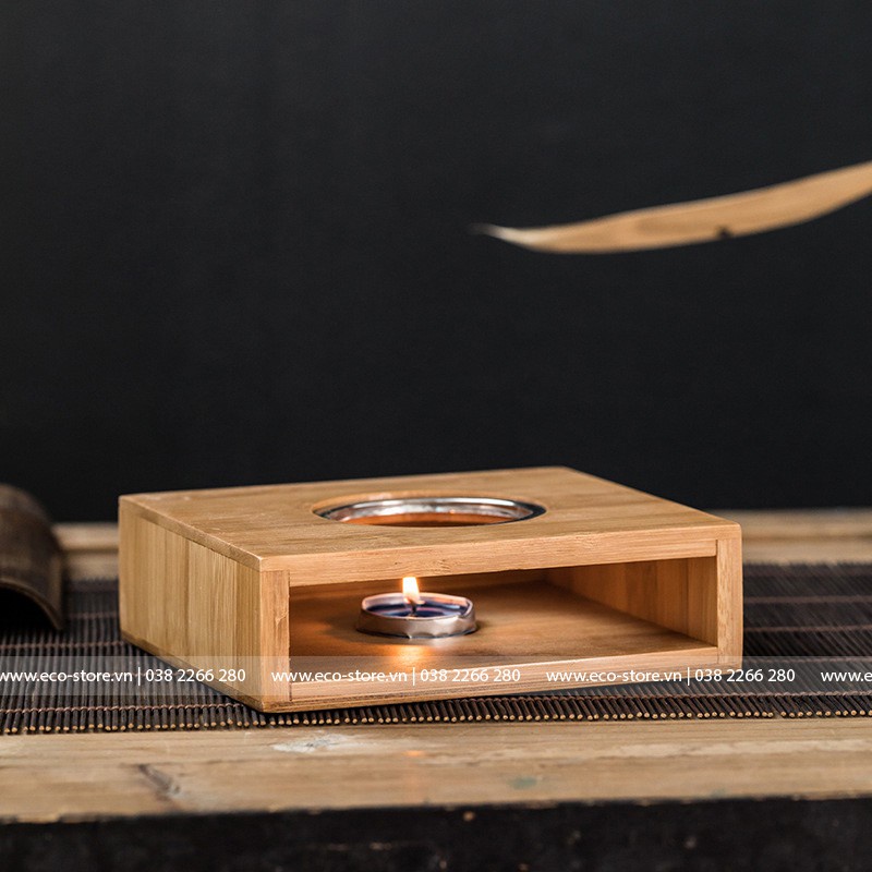 Dụng cụ giữ nóng Trà ONGTRE bằng Tre Phụ kiện Trà đạo Cao cấp