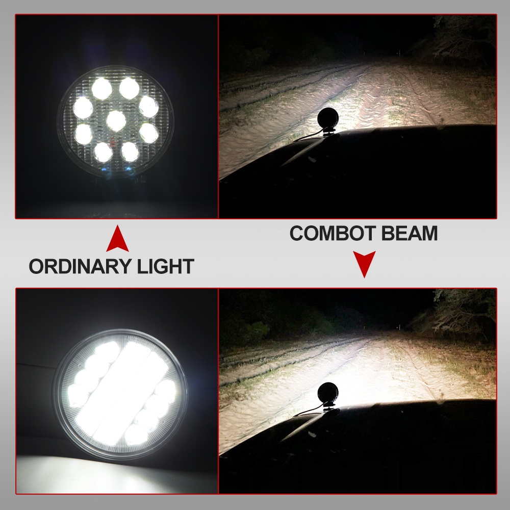 Đèn Pha led 4.6inch 72W 12V 24V Cho Xe Hơi 4x4 led