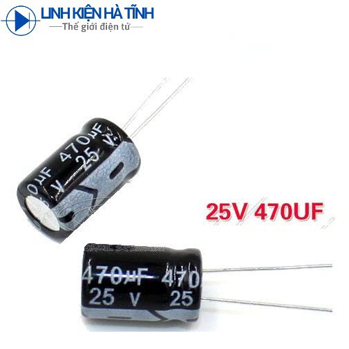 TỤ HÓA 470UF 25V 25V470UF 8*12MM