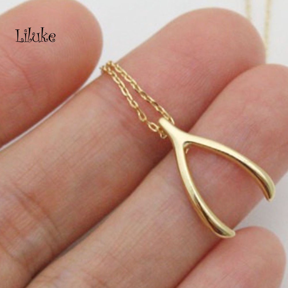 Vòng cổ Mặt Hình Khúc Xương May Mắn Thời Trang