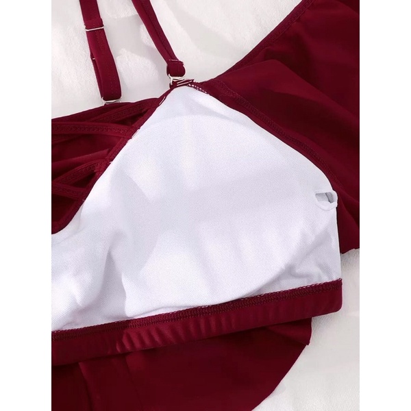 BIKINI Đồ Bơi 2 Mảnh Bigsize 55-110Kg Áo bơi nữ có tay