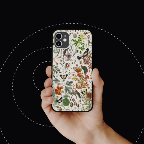 Ốp lưng iphone hình nature collage art aesthetic cạnh vuông  cho các dòng SAMSUNG PAP20210788