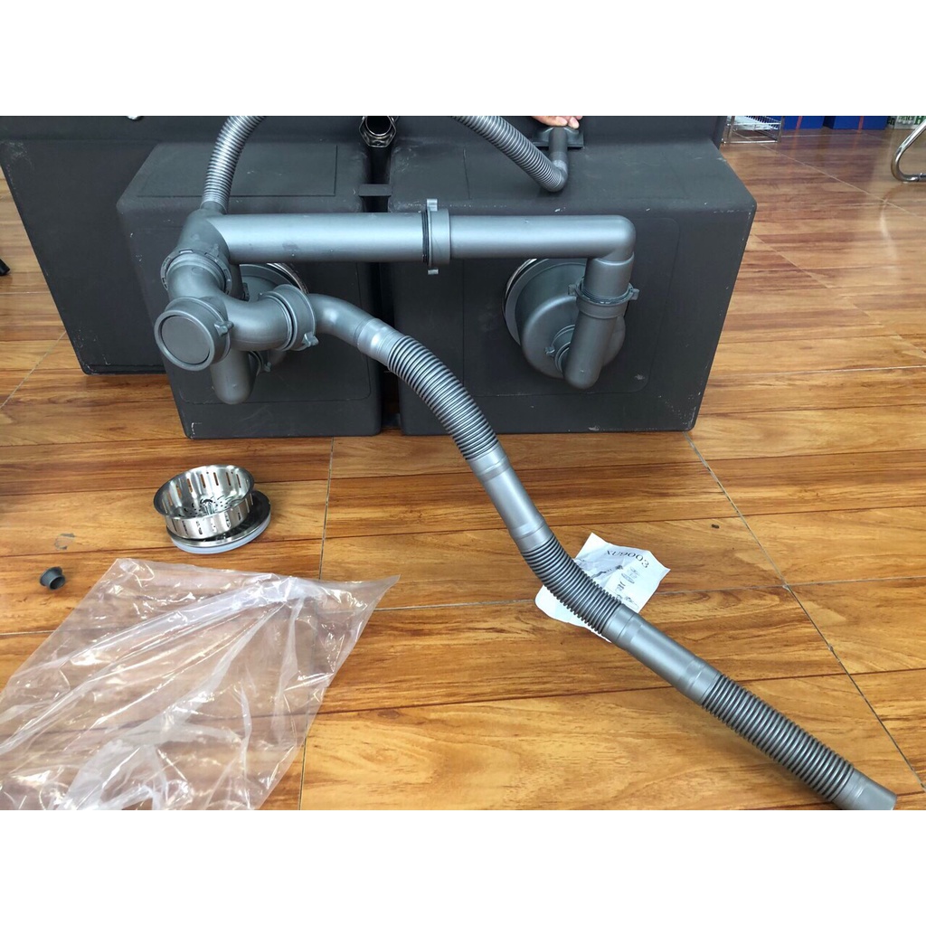 Bồn Rửa Chén EuroGold EUS68144 Chậu Rửa Bát Âm Toàn Phần Đúc Inox Nguyên Khối CÓ THỢ LẮP ĐẶT