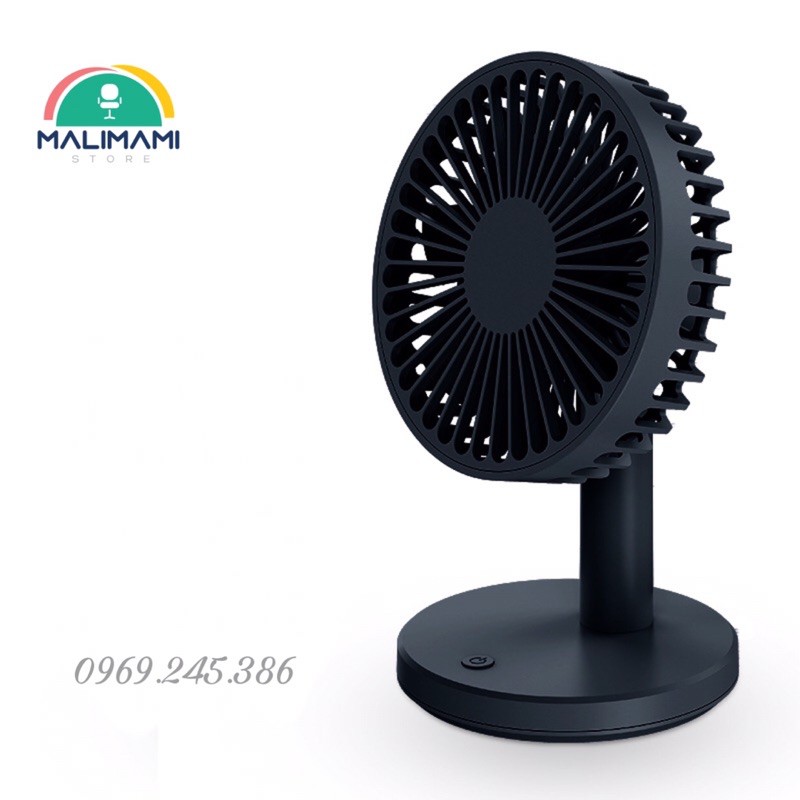 Quạt Mini HoHoo Để bàn Làm Việc, Sạc Tích Điện, Kích Thước - FAN001