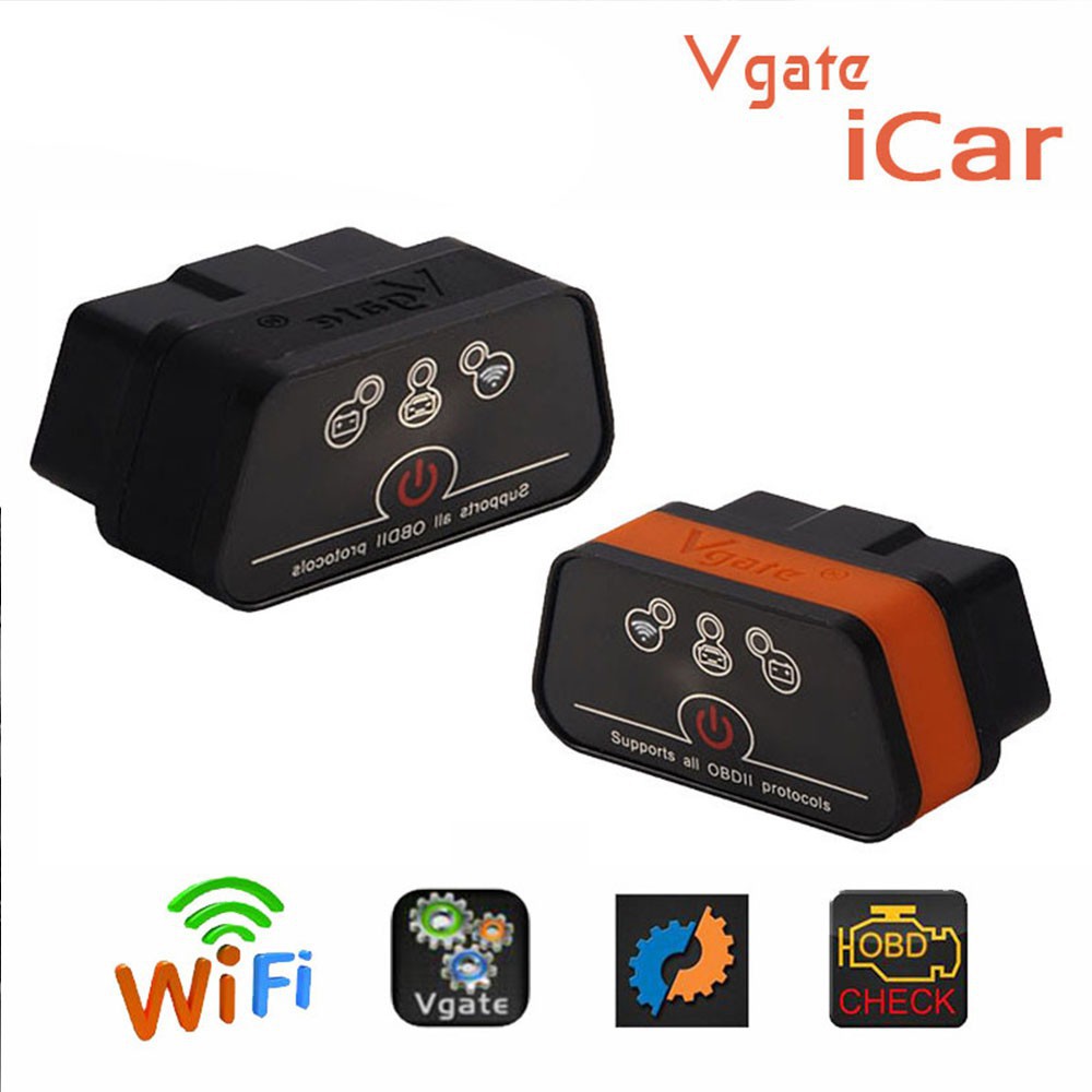 Thiết bị scan chẩn đoán iCar2 ELM327 OBD2 II kết nối wifi cho iPhone Android