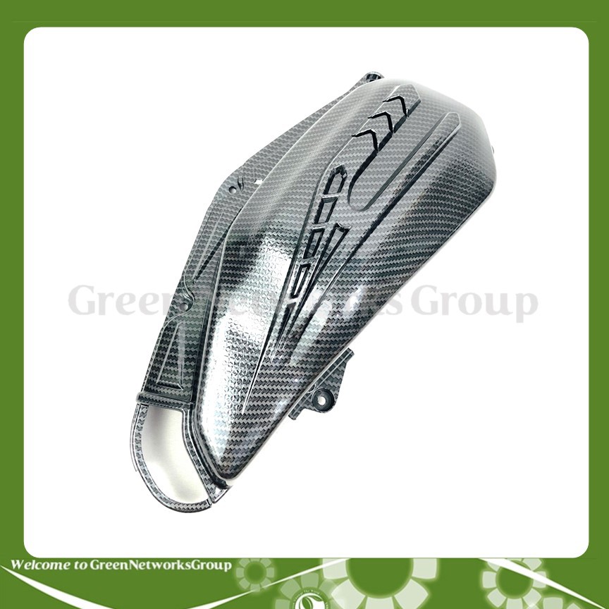 Ốp chụp pô e mạ carbon xe Air blade 2020 Greennetworks