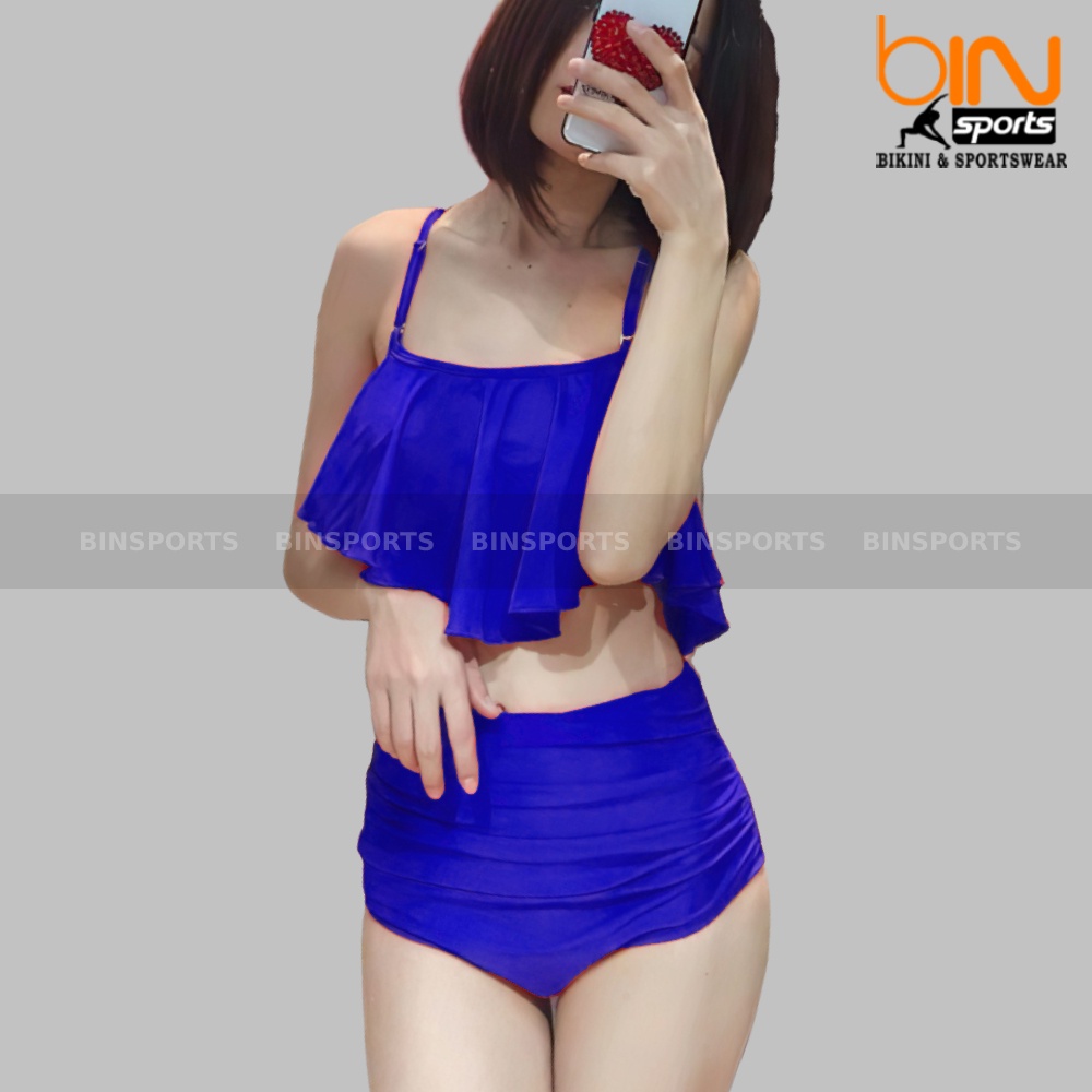 Bikini Bộ Bơi Nữ Quần Váy Hai Mảnh Freesize Bin Sports BHV129