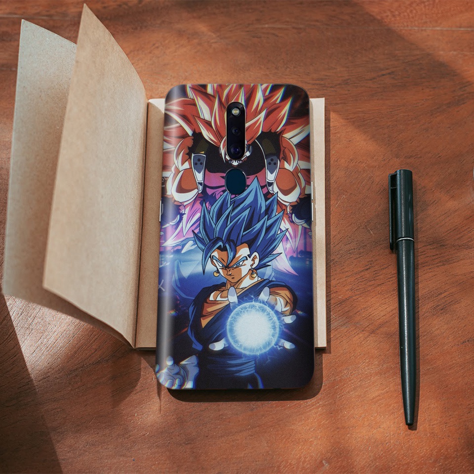 Miếng Dán Skin Điện Thoại ❤️ In Hình Goku Gogeta Blue Cho Iphone 6/ 7/ 8/ X/ XS/ 11/ 11 Pro Max Và Các Dòng Máy Android