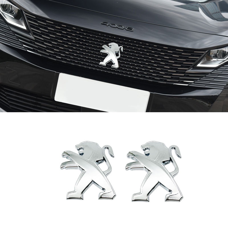 Sticker Kim Loại Dán Trang Trí Xe Hơi Peugeot 307 107 207 407 408 308 206 406 507 508 1008 5008 3008