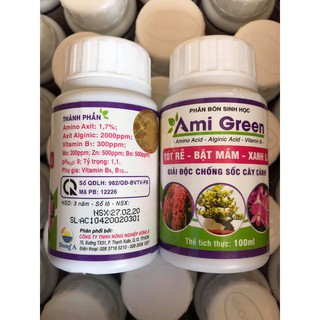 Ami Green – Kích rễ, kích chồi, giải độc phân thuốc cho cây