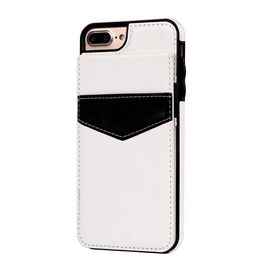 Ốp lưng da PU TPU có ngăn đựng thẻ thời trang cho iPhone 5 5S SE 6 6S 7 | BigBuy360 - bigbuy360.vn