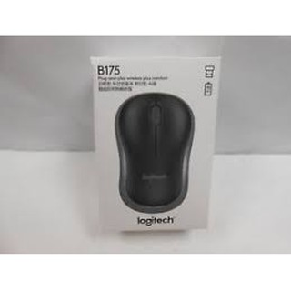 Chuột máy tính không dây Logitech B175 (Đen)