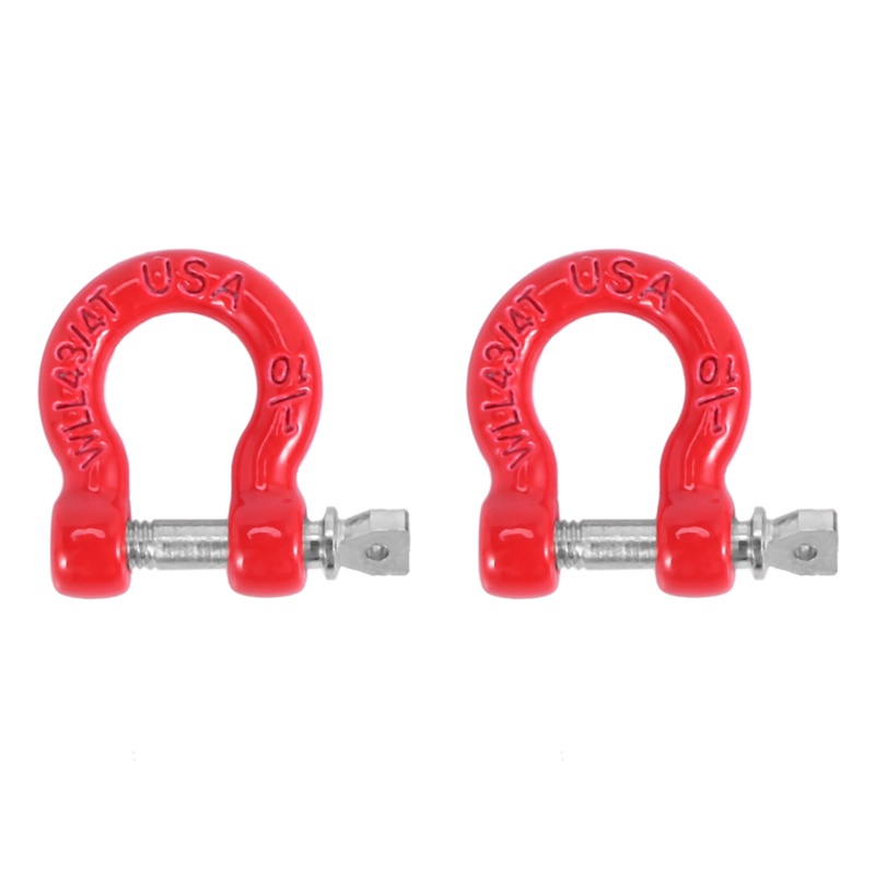 Bộ 8 Móc Kéo Dây Hãm Xung Trước Bằng Kim Loại Cho Xe Hơi Điều Khiển Từ Xa Traxxas TRX4 TRX-4 SCX10 1 / 10