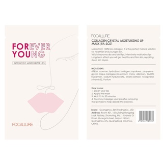  Mặt Nạ FOCALLURE Collagen Dưỡng Ẩm Và Chăm Sóc Môi 10g 