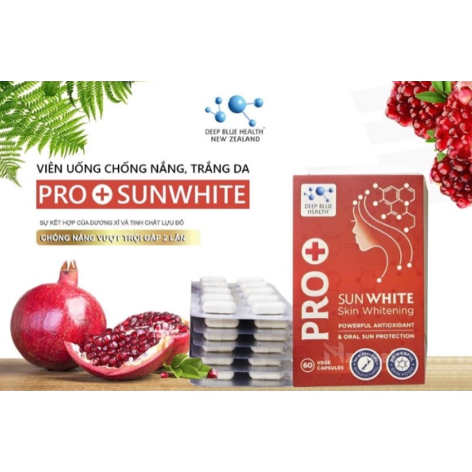 Viên uống chống nắng pro sun white | BigBuy360 - bigbuy360.vn