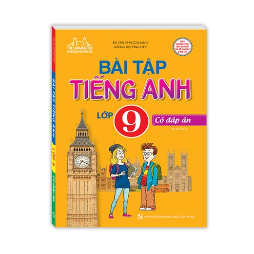 Sách - The Langmaster - Bài tập tiếng Anh lớp 9 - Có đáp án