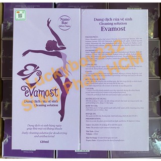 Evamost - dung dịch rửa vệ sinh evamost 120ml