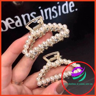 SÉT 3 KẸP TÓC ĐÍNH HẠT ĐÁ HÀN QUỐC CỰC XINH