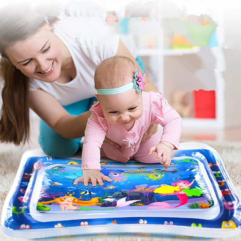 ZHAN QI TOYS Thảm nước vui chơi  có thể bơm phồng dành cho bé sơ sinh