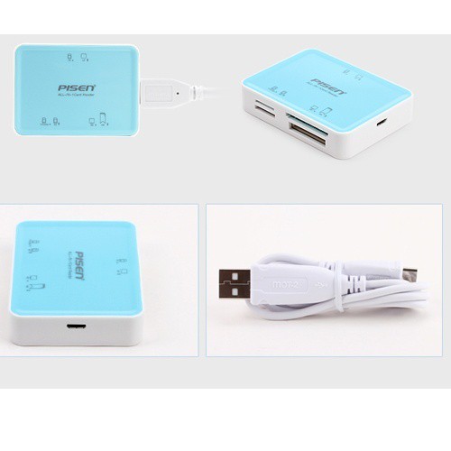 Đầu đọc thẻ nhớ ĐA NĂNG MULTIFUNCTIONAL II có dây nối rời card reader 6 chức năng