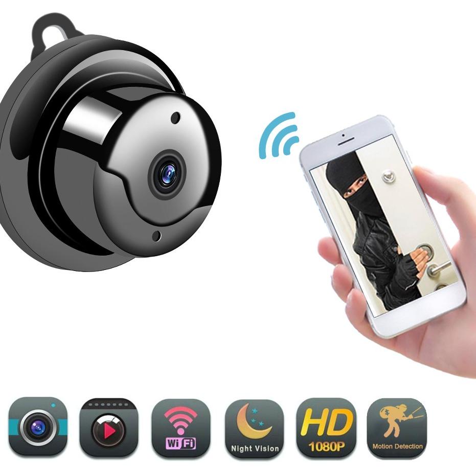 Camera Ẩn Không Dây 960p Cctv Ip Camera V380 A1 Mini Wifi Spy Hd Ip