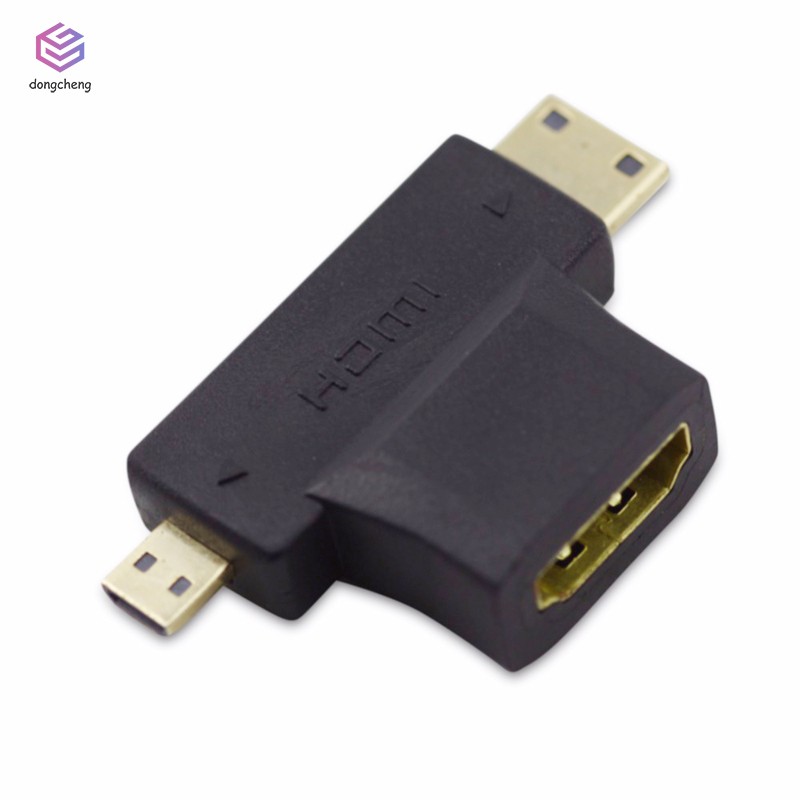Bộ chuyển đổi HDMI đầu dương sang Mini HDMI đầu âm + Micro HDMI