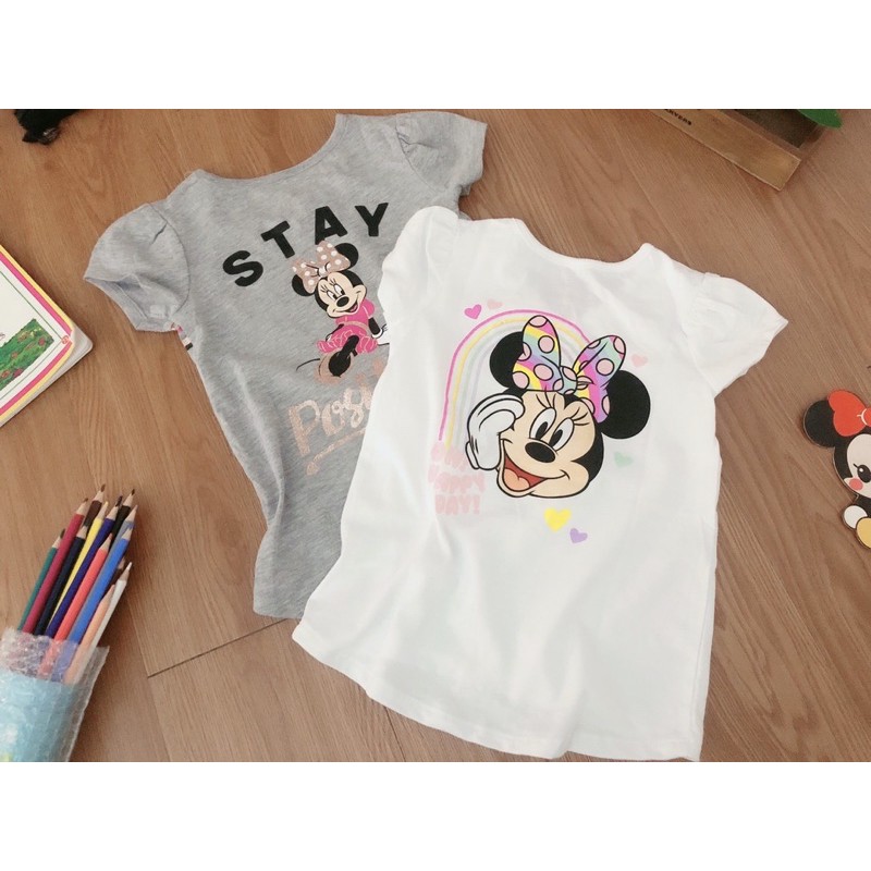 Áo phông Minnie 2 mặt xuất dư size 2y-6y