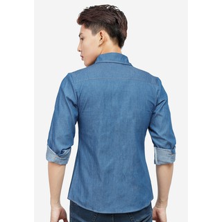 Áo sơ mi nam denim Titishop ADN33