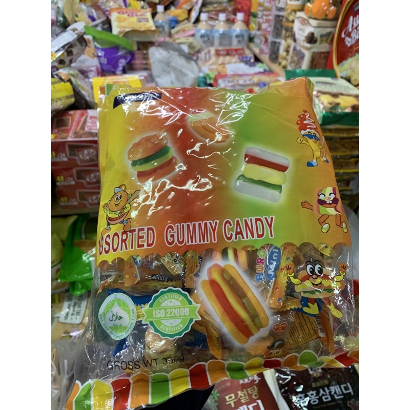 kẹo dẻo hamburger