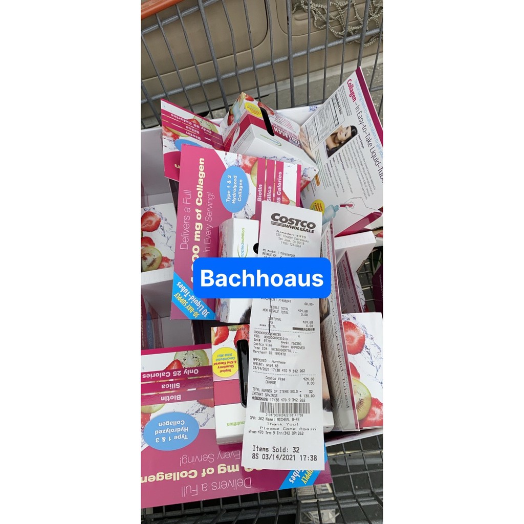 Collagen dạng nước Collgagen Liquid hộp 30 ống_The collagen