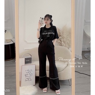 SET ÁO THUN KÈM QUẦN ỐNG LOE