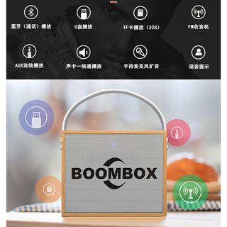 Loa Blutooth boombox phong cách Hiphop