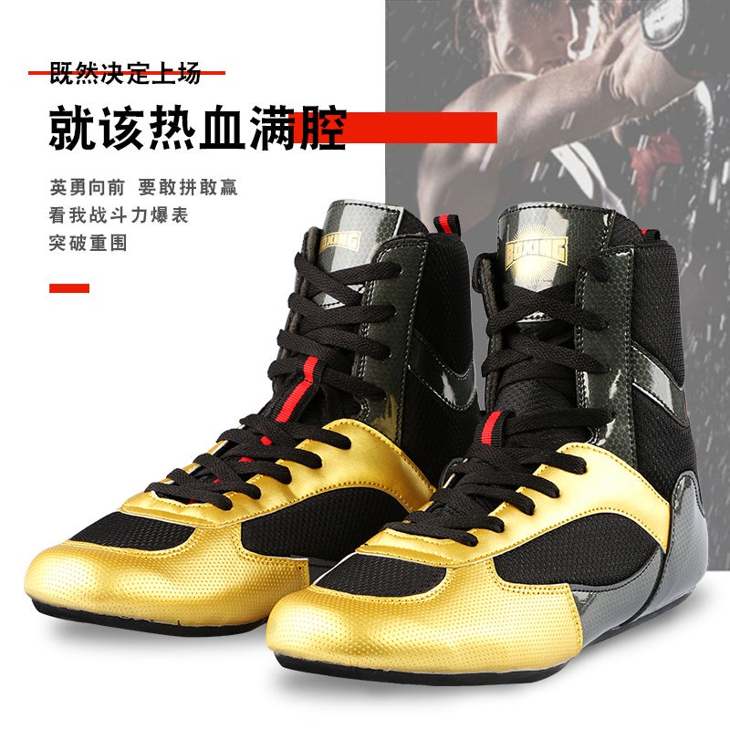 Giày Bốt Cổ Cao Chuyên Dụng Tập Boxing Cho Nam Nữ
