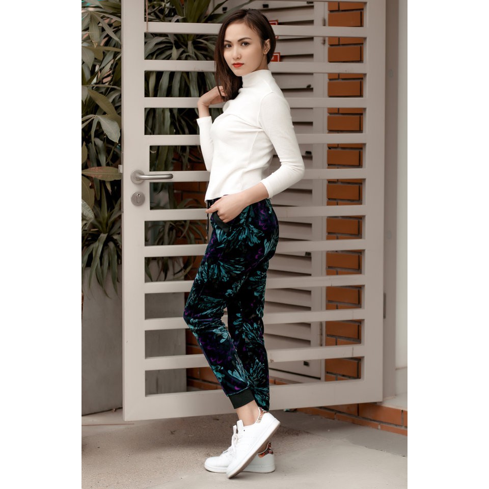 Quần Jogger nữ Narsis P7055 chất nỉ nhung