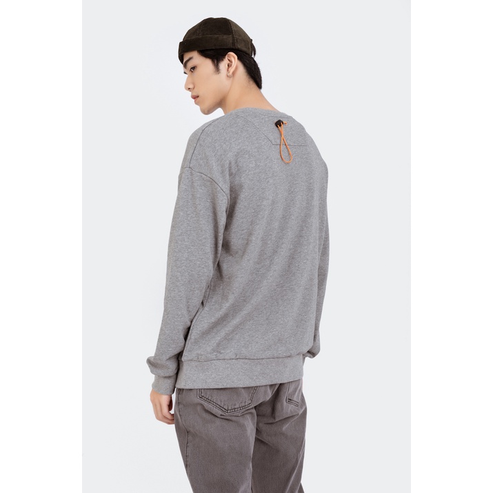Áo Sweatshirt Nỉ Không Mũ Nam BOO Dáng Loose Phối Can Giữa In Graphic | BigBuy360 - bigbuy360.vn