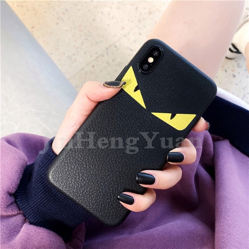 Ốp điện thoại TPU mềm Fendi cho IPhone 6 6S 7 8 Plus X XS MAX XR IPhone 11 11Pro 11Promax  - Phụ Kiện Hoàng Long