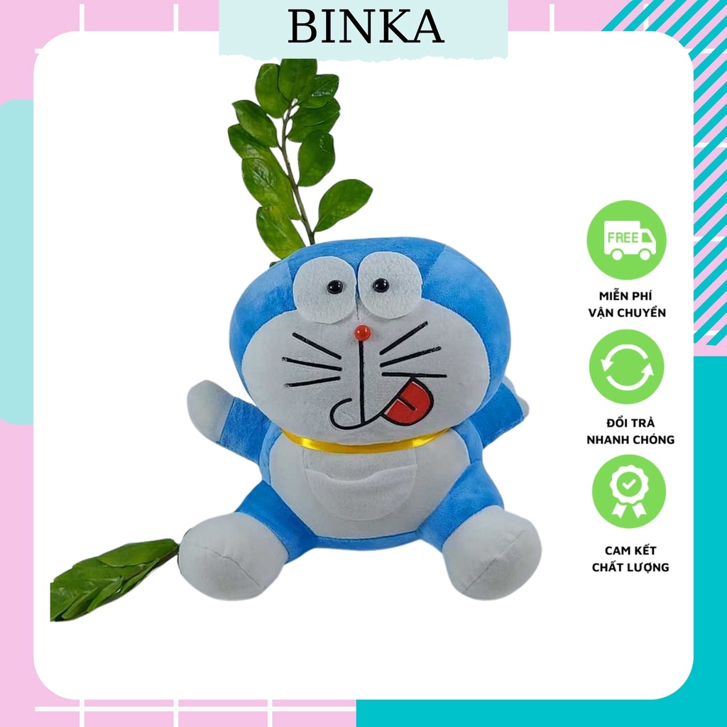 Gấu Bông Đô rê mon Mèo máy, Thú Bông Doraemon Dễ Thương Đôremon Cao Cấp