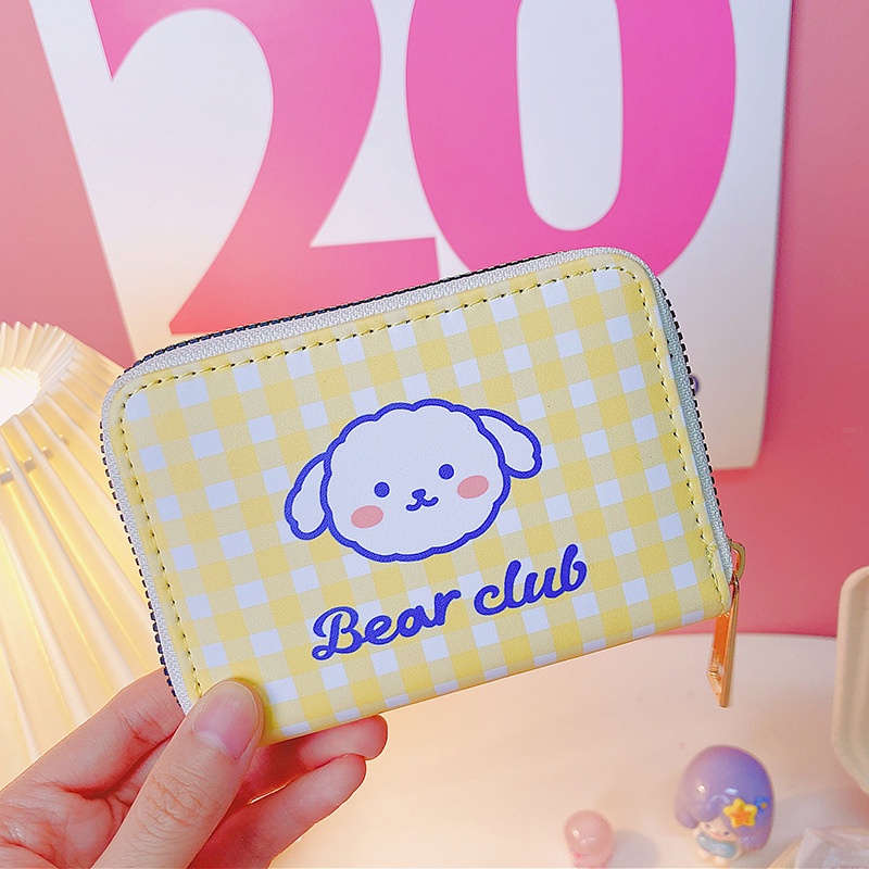 Ví nữ nhỏ mini bỏ túi dễ thương nhiều ngăn giá rẻ thời trang Hàn Quốc cao cấp đẹp cute LUKADO VN37