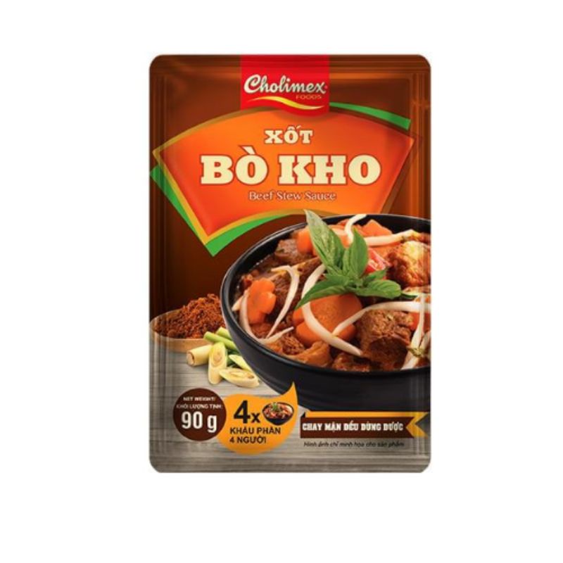 Xốt bò kho gói 90 gam Cholimex