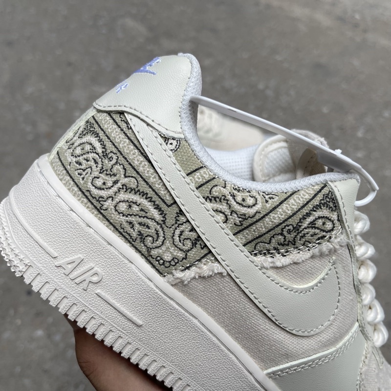 Giày Thể Thao AF.1 Bigassteam cream nam nữ