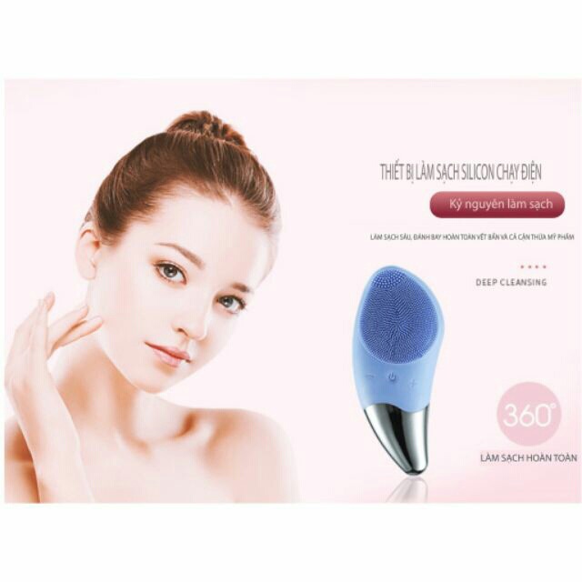 Máy massage rửa mặt 3 in 1 SONIC FACIAL BRUSH cao cấp- sạc usb- chống nước | BigBuy360 - bigbuy360.vn