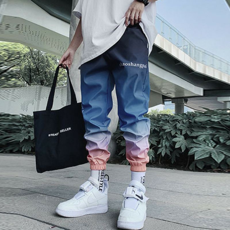 Quần Gió Jogger Thể Thao Nam Nữ Lót Lông Phong Cách HIPHOP STREETWEAR Siêu Ngầu Giữ Ấm Tốt