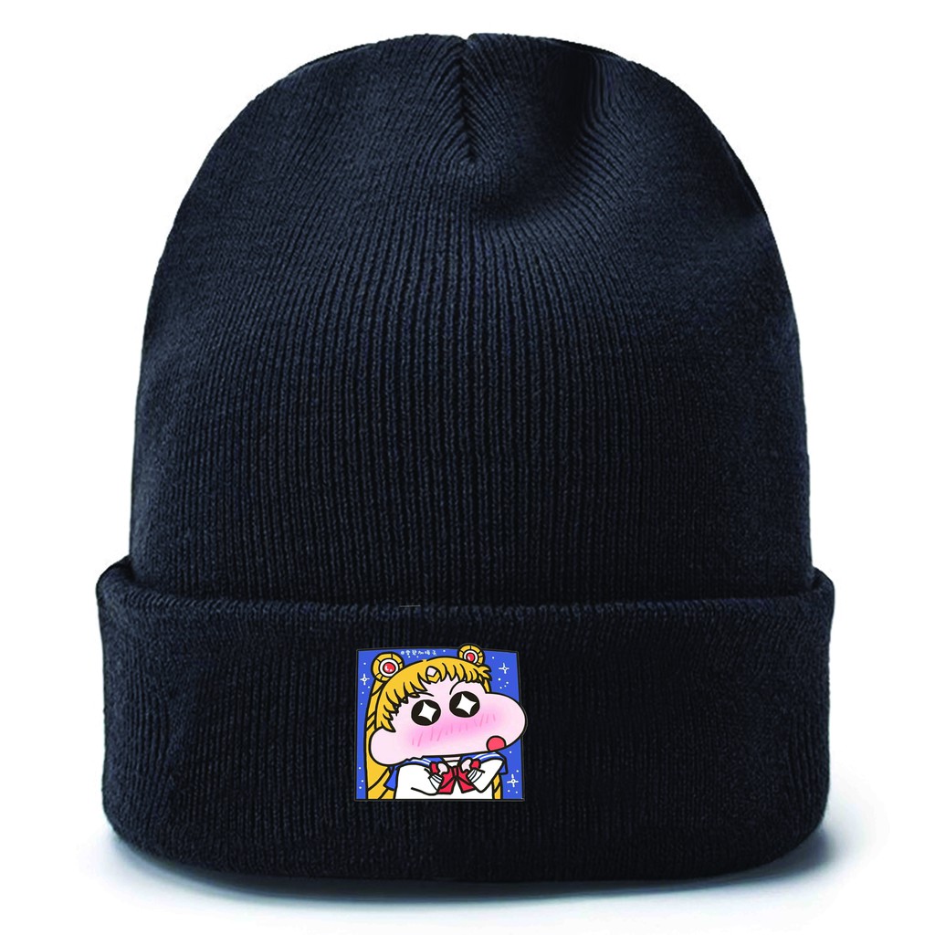 Mũ len in hình  SHIN CẬU BÉ BÚT CHÌ Crayon Shin-chan anime chibi xinh xắn thời trang nam nữ