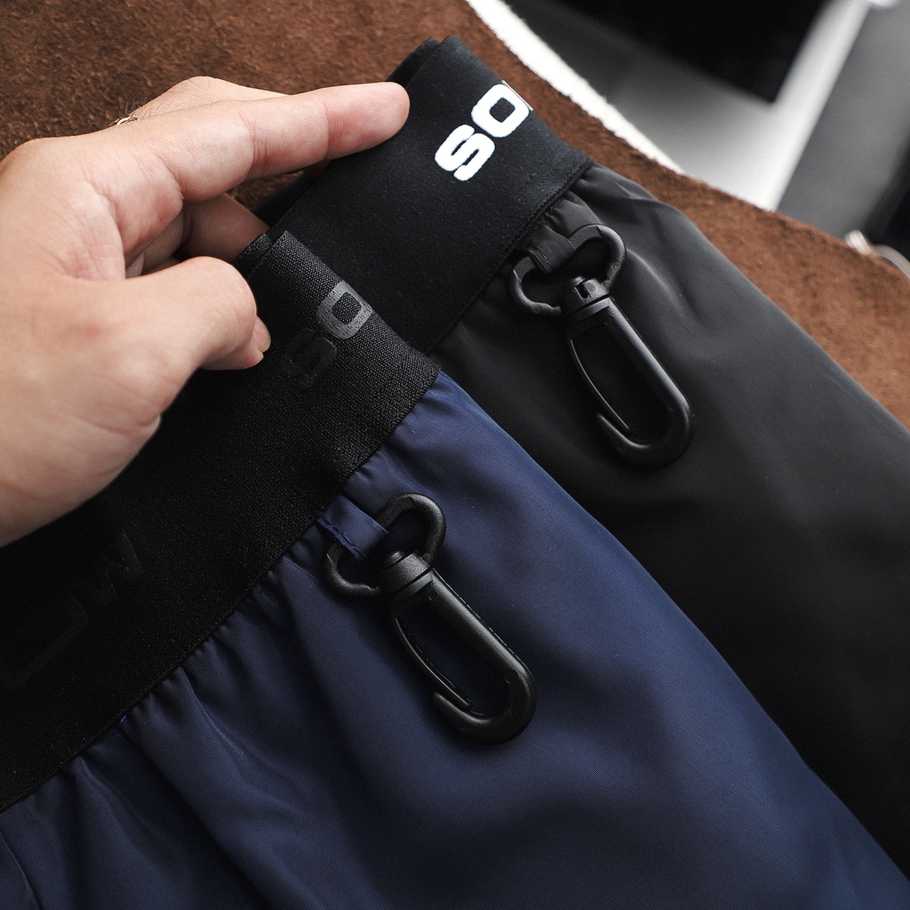 Quần Short Nam BB Reflective Mat , Chất Vải Dù Thoải Mái , QD003264,SOMEHOW