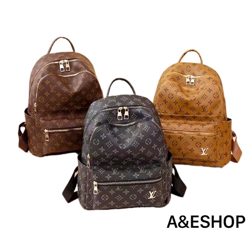 Balô lv da cao cấp hàng hiệu Size to vừa sách vở - A&ESHOP 8888
