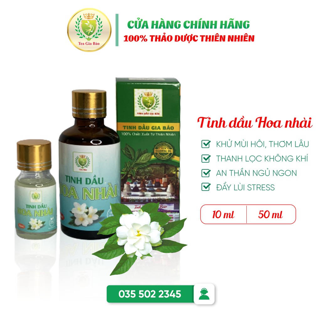 TINH DẦU HOA NHÀI GIA BẢO | Cân bằng và ổn định tinh thần, giúp ngủ ngon, làm giảm đau hay làm dịu, khử mùi, đuổi muỗi