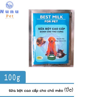 Sữa bột cao cấp dành cho chó mèo - Best Milk nguyên liệu nhập khẩu Úc