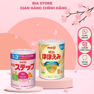 Sữa meiji số 0-1 và số 1-3 lon 800gr hàng nội địa nhật